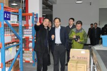 紹興市委常委、柯橋區(qū)委書(shū)記何加順來(lái)我公司參